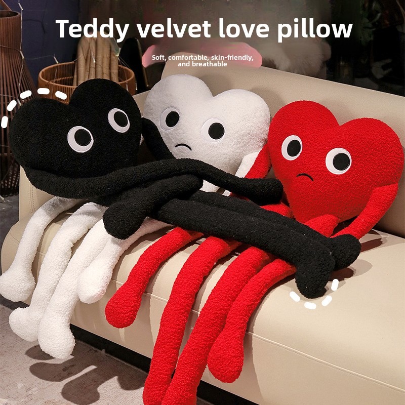 Home Office With Sofa - Cute Long Arms Legs Heart Shape