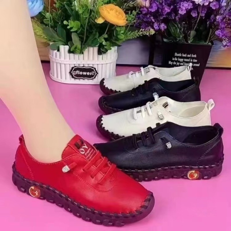 Home Office British - Women Classic Flat Shoes Soft PU