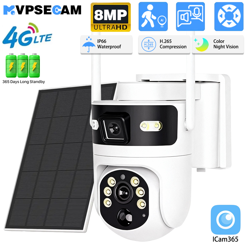 Home Office Zoom - 8MP 4K 4G SIM Card PTZ