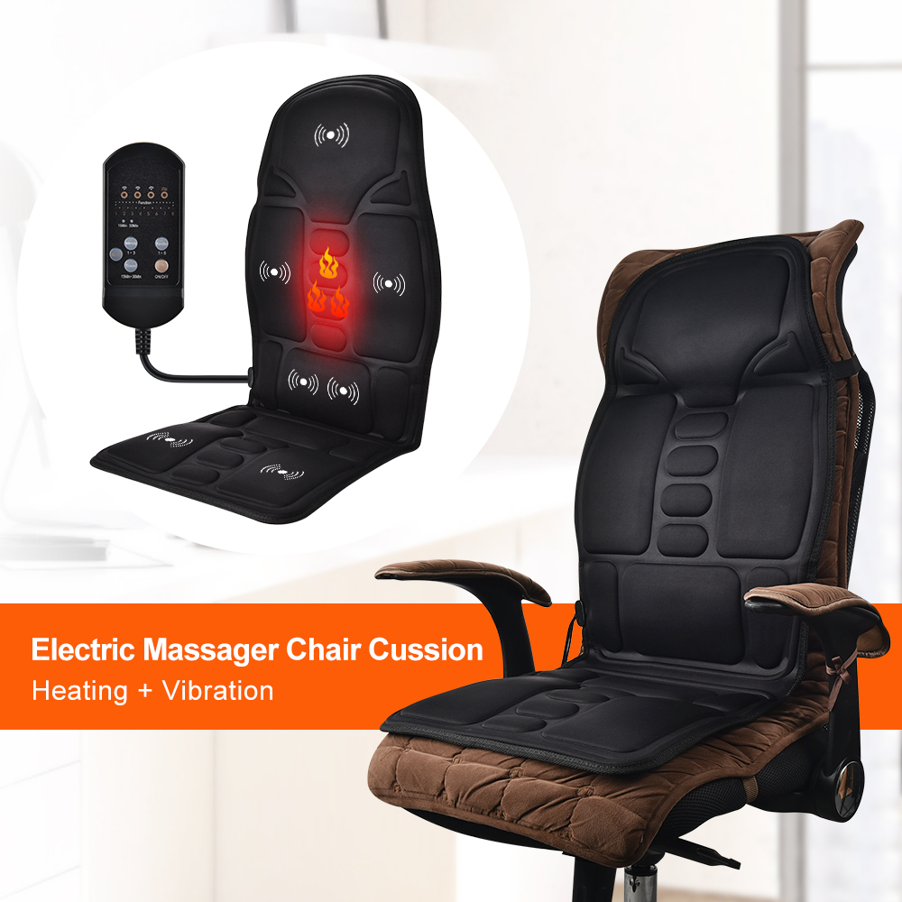 Electric Heating Vibrating Bac - Mesh Back Cushion recension och pris