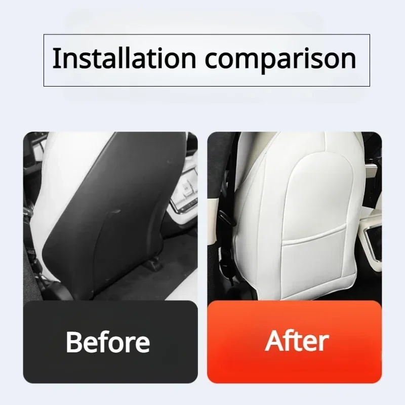 Seat Back Anti Kick Pad for Te - Mesh Back Cushion recension och pris