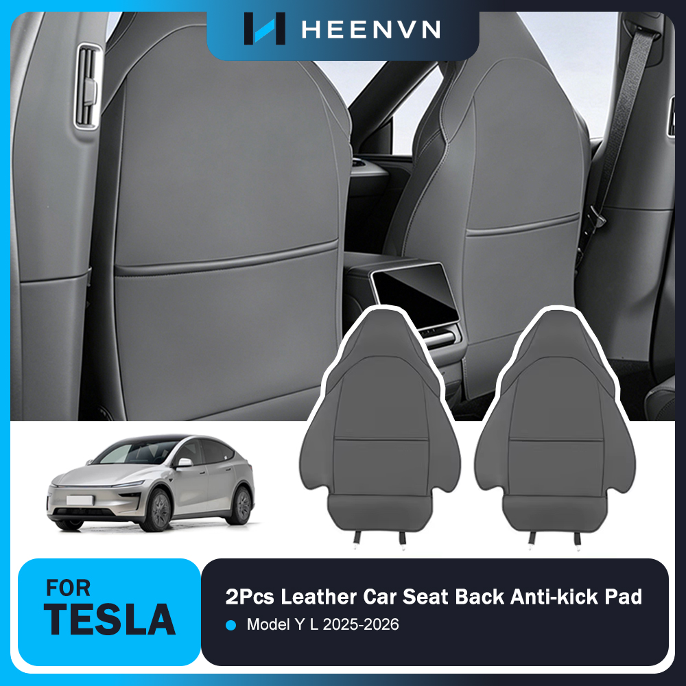 Heenvn 2Pcs Leather Car Seat B - Mesh Back Cushion recension och pris