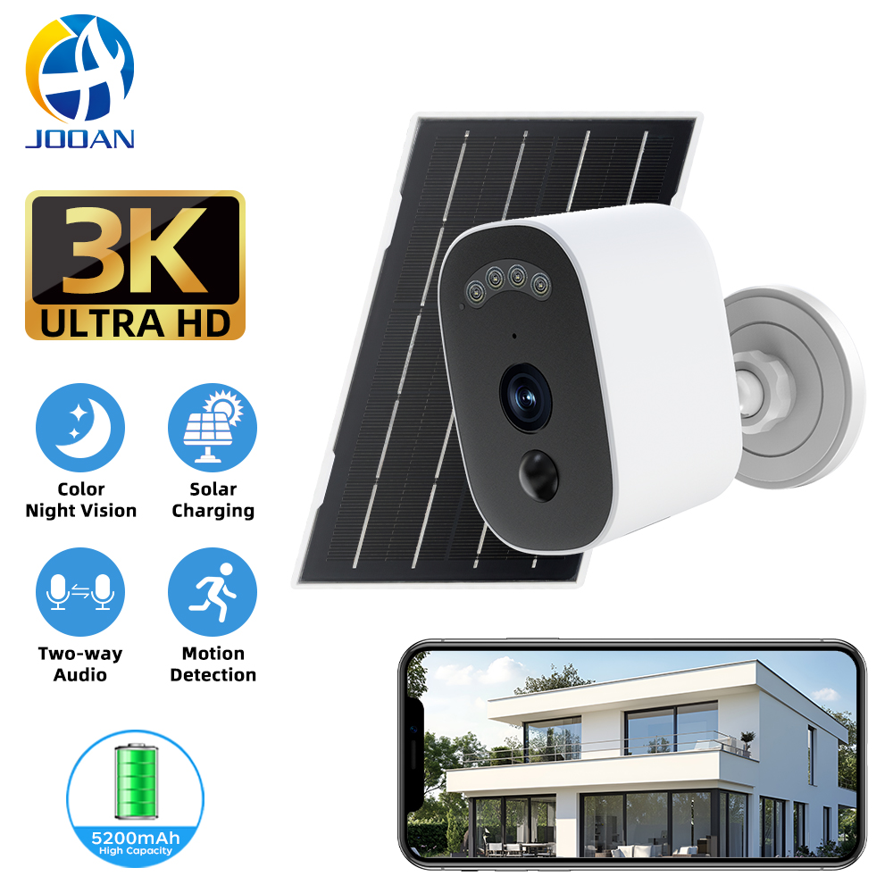 Jooan 3K HD Solar Security Cam - Home Office Zoom recension och pris