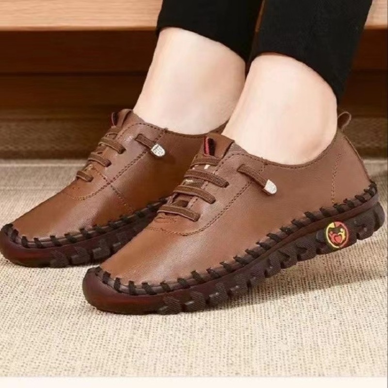 Women Classic Flat Shoes Soft  - Home Office British recension och pris
