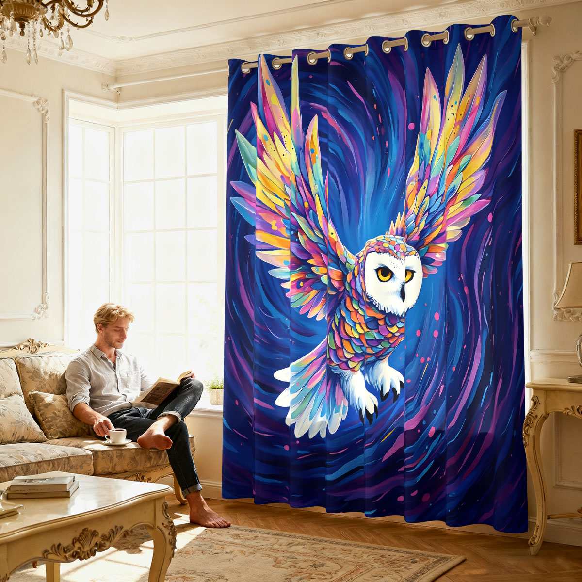 1PC Colorful Starry Sky Flying - Home Office Rate recension och pris