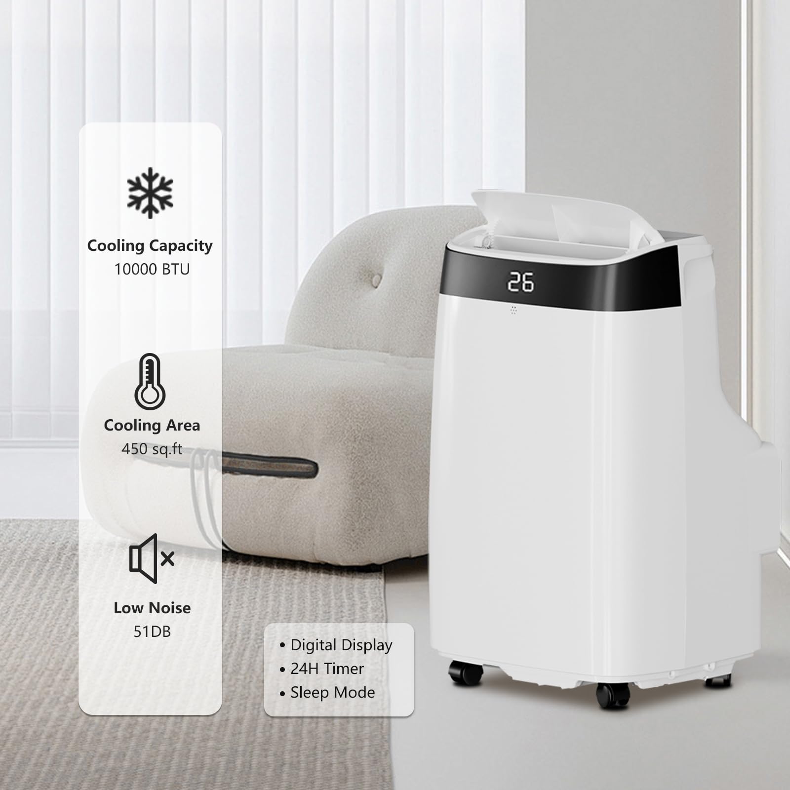 Portable Air Conditioners, 100 - Home Office British recension och pris