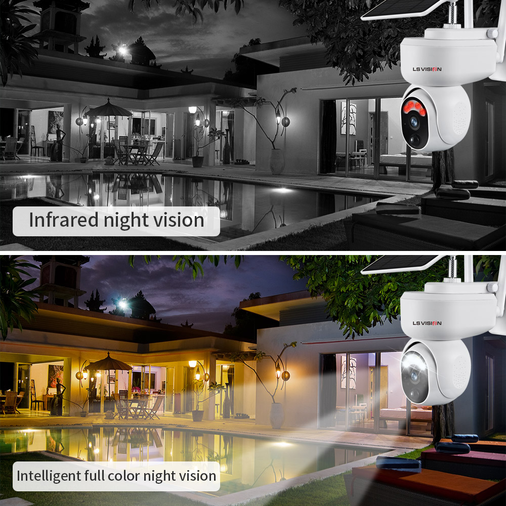 LSVISION 4MP Solar Camera Secu - Home Office Zoom recension och pris