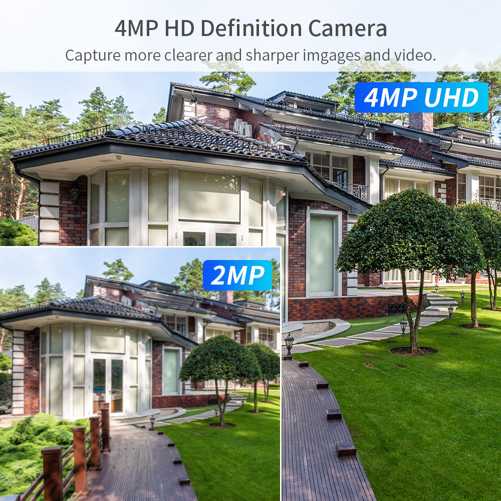 LSVISION 4MP Solar Camera Secu - Home Office Zoom recension och pris