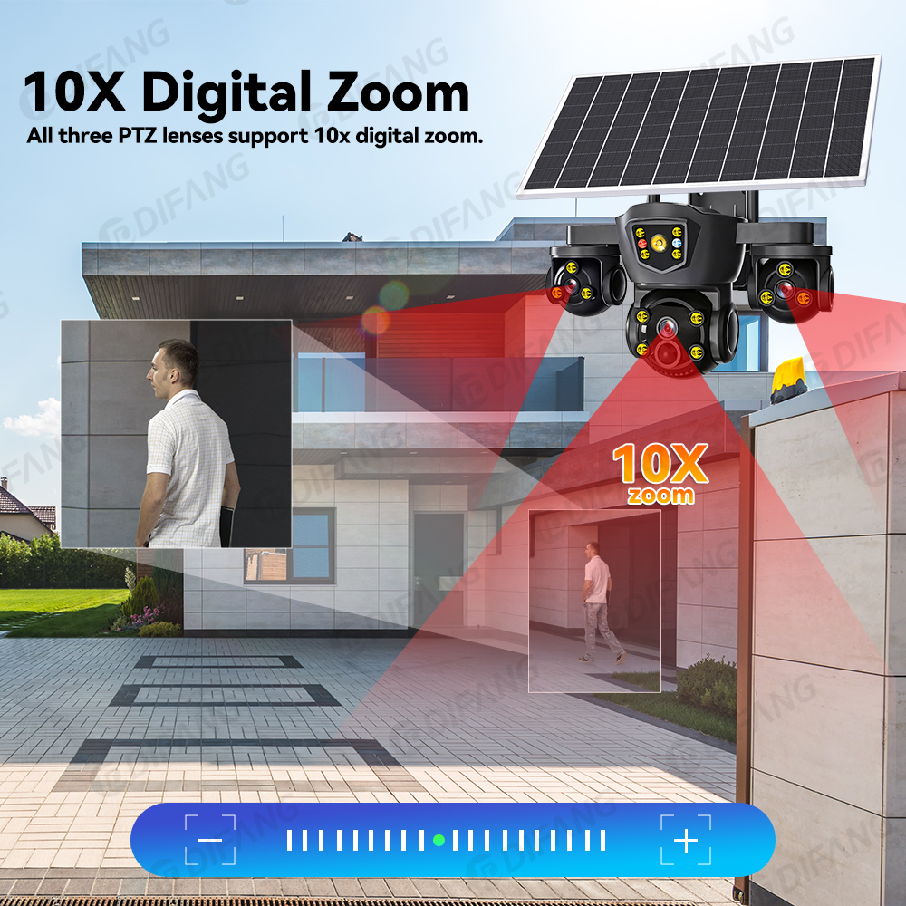 V380 Pro New 20MP WIFI Solar C - Home Office Zoom recension och pris