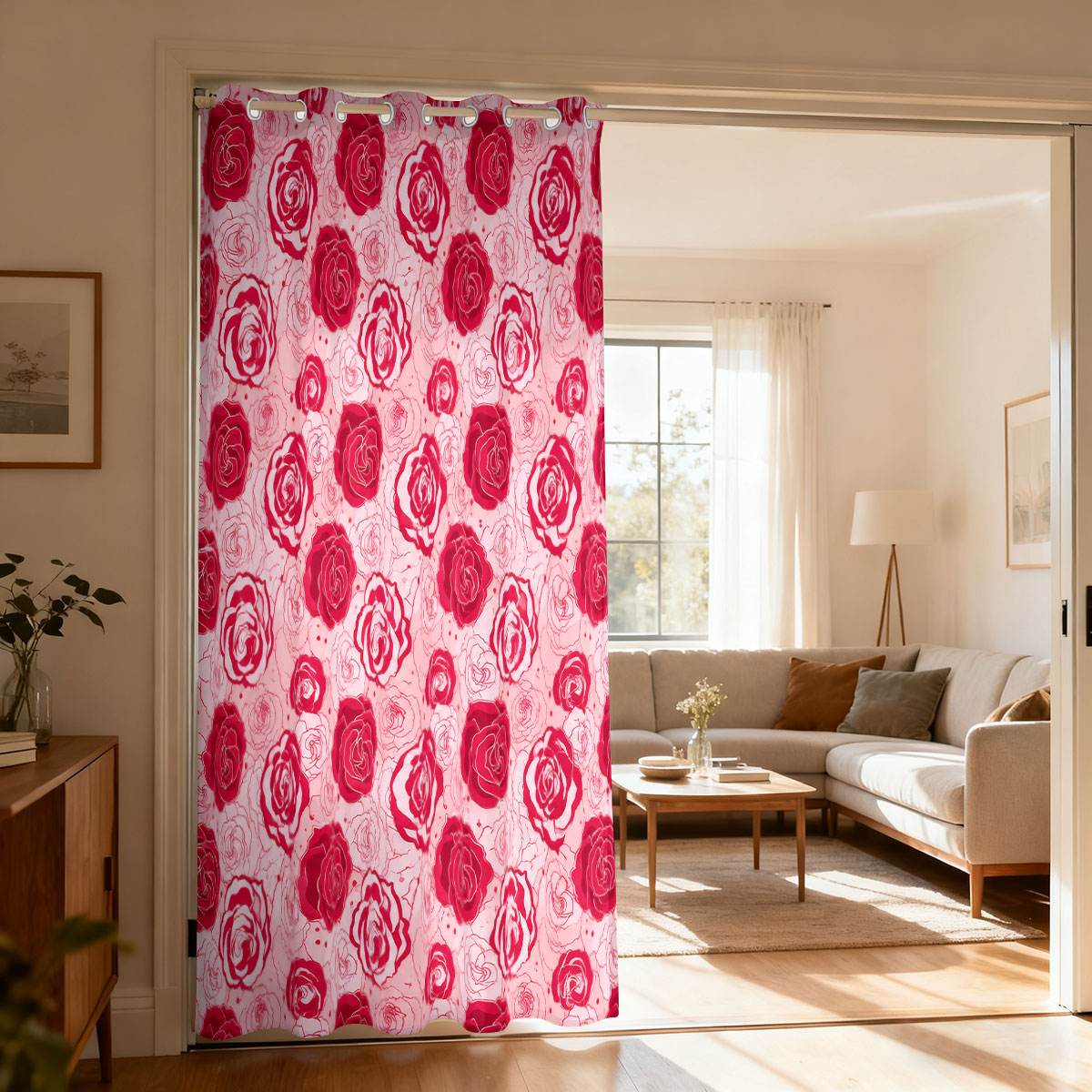 1pc Light Green Base Pink Rose - Home Office Rate recension och pris