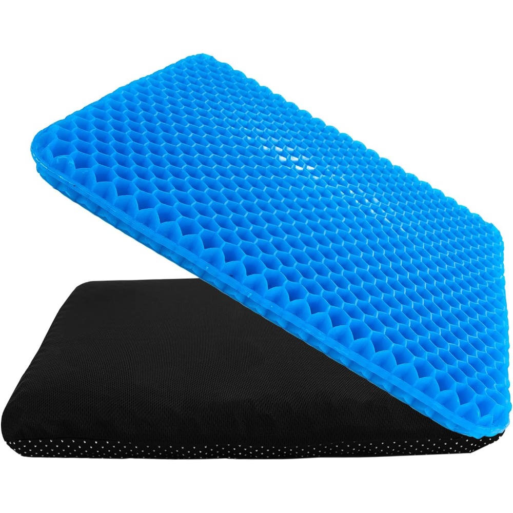 Extra Thick Gel Seat Cushion B - Mesh Back Cushion recension och pris