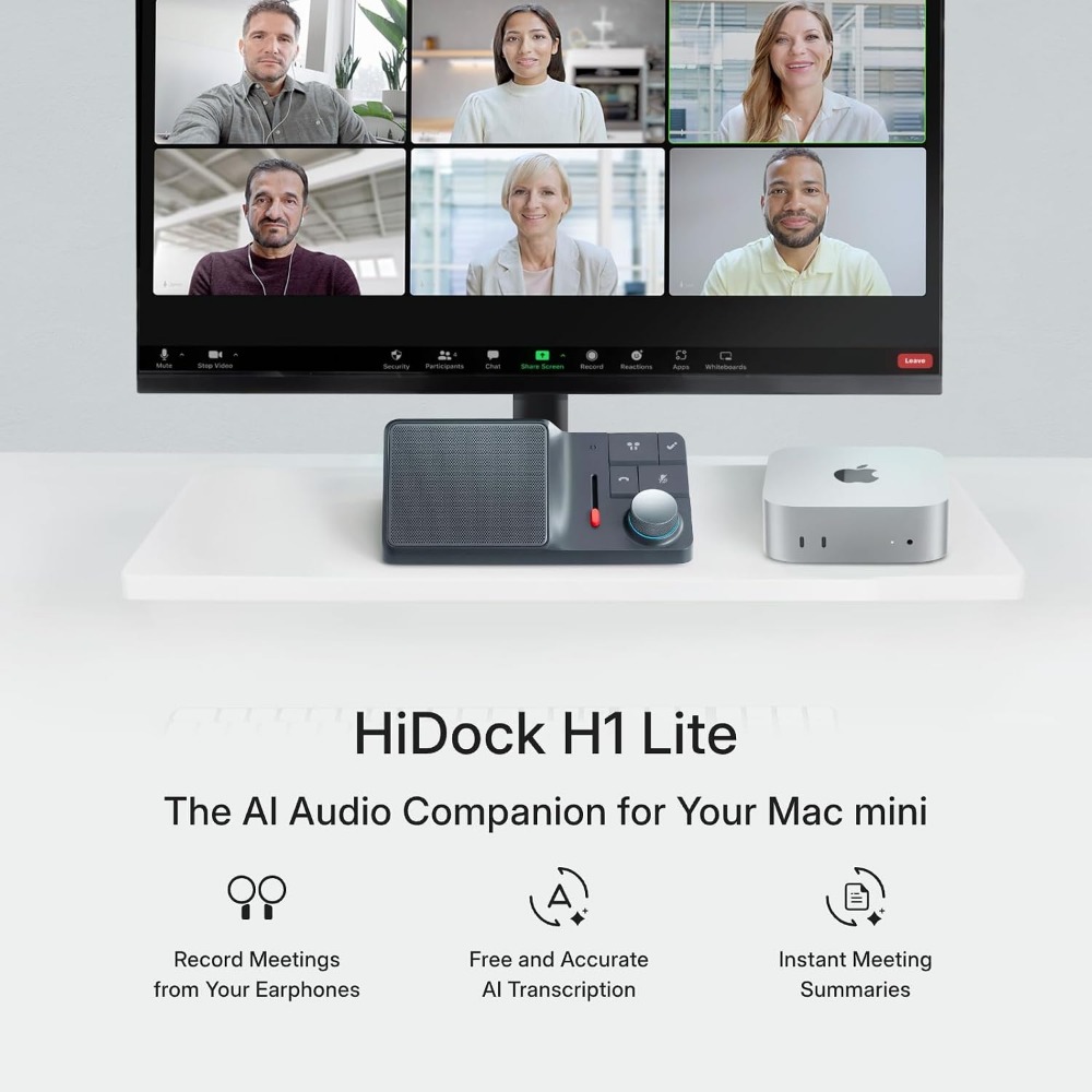 AI Conference Speakerphone wit - Noise Canceling Headphones recension och pris