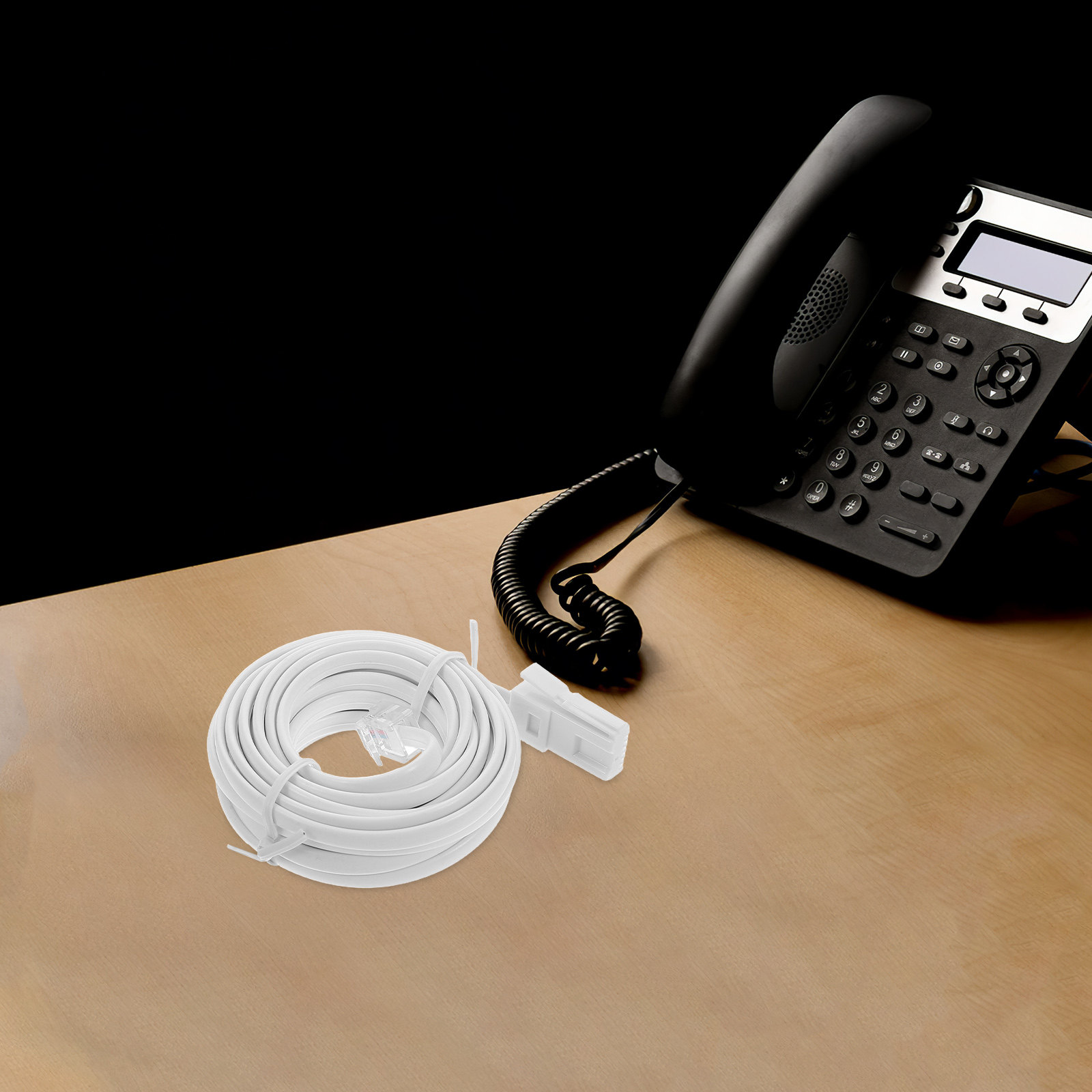 British Style Telephone Cord P - Home Office British recension och pris