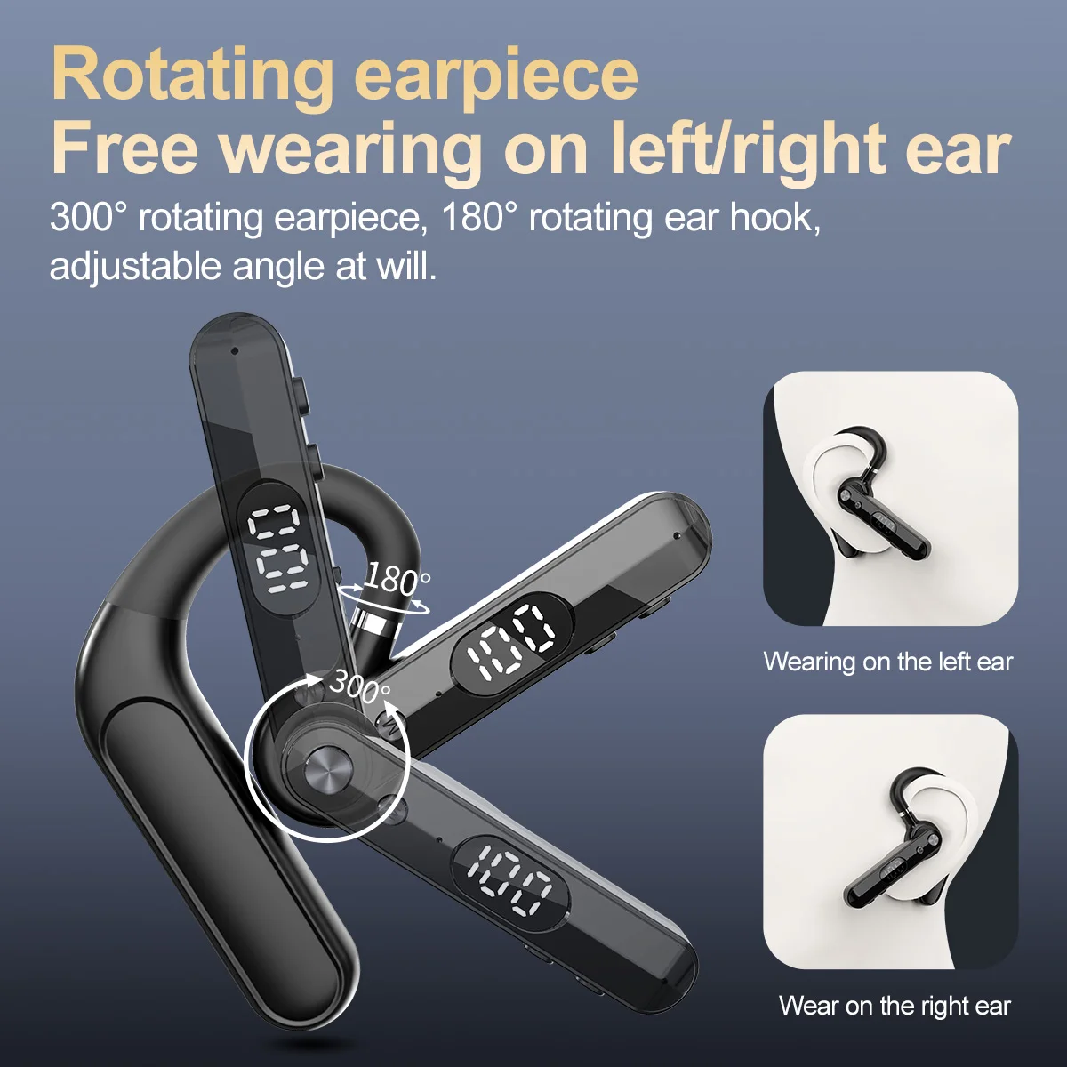 Wireless Bluetooth Headphones  - Noise Canceling Headphones recension och pris
