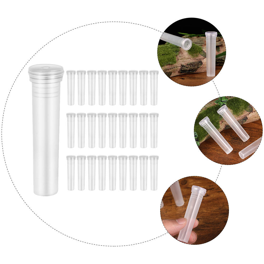 100Pcs Transparent Hydroponic  - Home Office With Plants recension och pris
